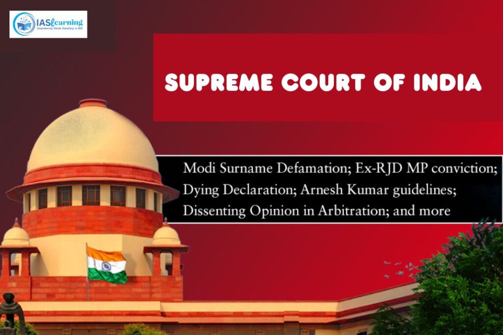 Supreme Court of India Indian Polity UPSC iaslearning.in