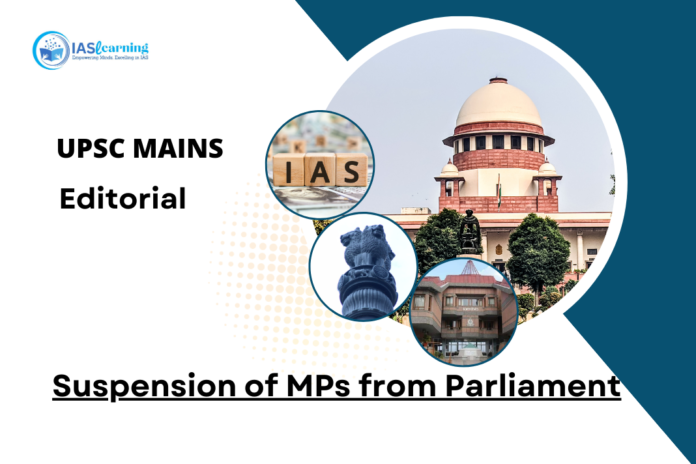 suspension of MPs from Parliament