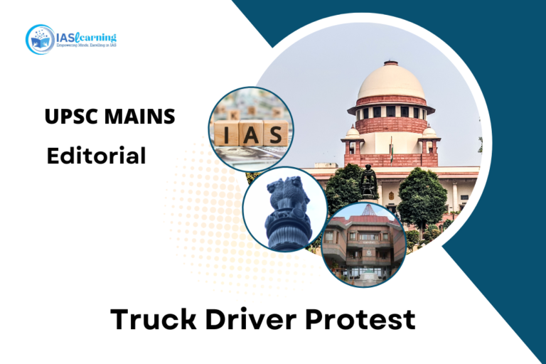 On Truck Drivers’ Protests – Striking fear