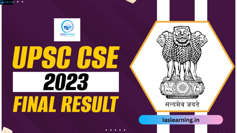 UPSC Final Result 2023: Out, Download here