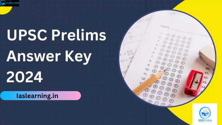 UPSC Prelims Answer Key 2024 – GS Paper 1 and CSAT Answer Key PDF