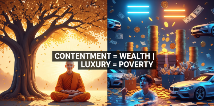 Contentment is natural wealth; luxury is artificial poverty