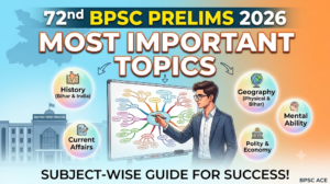 Read more about the article 72nd BPSC Prelims 2026: Most Important Topics Subject-Wise